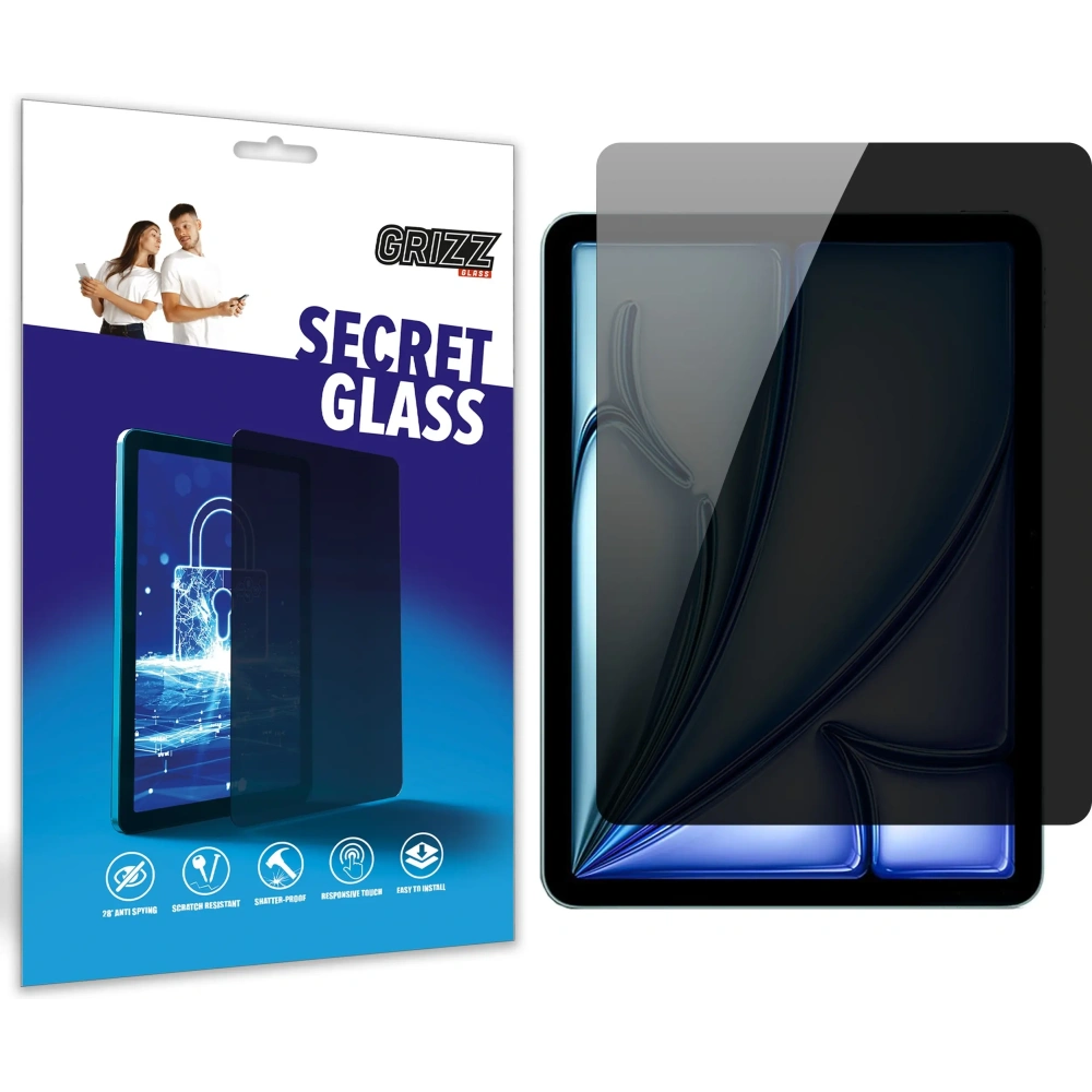 Matowe szkło prywatyzujące GrizzGlass SecretGlass do Apple iPad Air 11" M3 2025