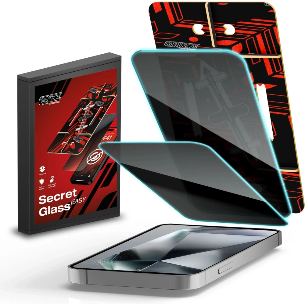 Wholesale GrizzGlass SecretGlass Easy Samsung Galaxy S25 [2 PACK] - GRZ13619 - {ean13} - Hurt