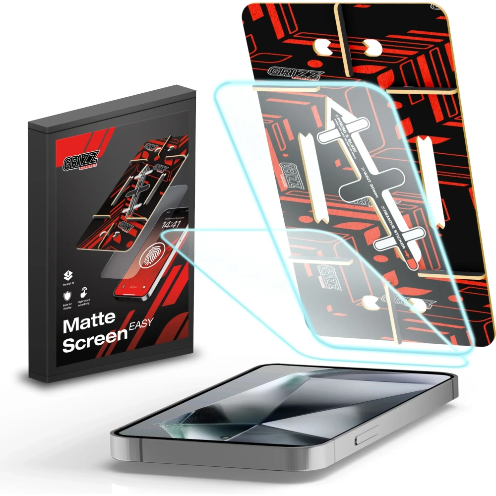 Folia matowa GrizzGlass MatteScreen Easy do Samsung Galaxy S25 Ultra [2 PACK]