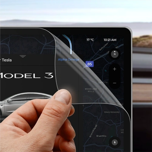 Folia matowa GrizzGlass CarDisplay MatteScreen Easy do Tesla Y Juniper (2024-2025)