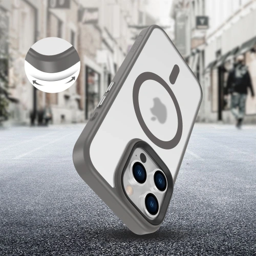 [CR] Etui Tech-Protect MagMat MagSafe Apple iPhone 16 Pro Matte Titanium