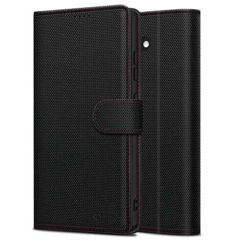 Etui z klapką Tech-Protect Wallet RS Samsung Galaxy A56 5G Black/red