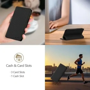 Hurtownia GSM - Tech-Protect Wallet RS Etui mit Klappe für Samsung Galaxy A56 5G Schwarz/Rot - THP4044 - {ean13} - Hurt