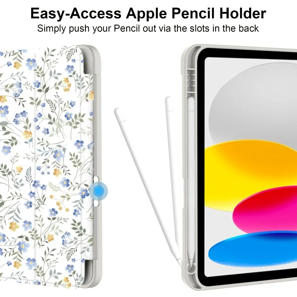 Hurtownia GSM - Etui Tech-Protect SmartCase Pen Apple iPad 10.9" 2022 (a 10-a generație) / 11" 2025 (a 11-a generație) Flori de Primăvară - THP4047 - {ean13} - Hurt