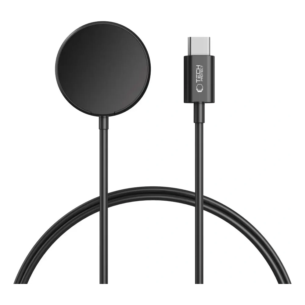 Hurtownia GSM - Tech-Protect MC03 Ultraboost mágneses töltő USB-C kábel 100cm Samsung Galaxy Watch fekete - THP4048 - {ean13} - Hurt