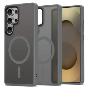 Wholesale Tech-Protect Magmat MagSafe Case for Samsung Galaxy S25 Ultra Matte Titanium - THP4049 - {ean13} - Hurt