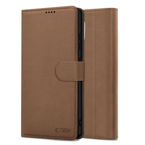 Etui z klapką Tech-Protect Wallet Apple iPhone 16e Brown
