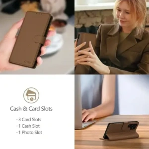 Wholesale Tech-Protect Wallet Case for Apple iPhone 16e Brown - THP4051 - {ean13} - Hurt