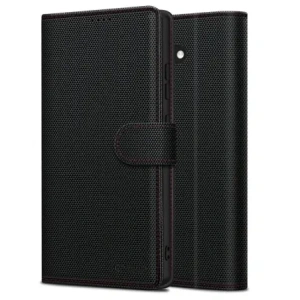 Hurtownia GSM - Etui cu clapetă Tech-Protect Wallet RS Samsung Galaxy S25 Negru/roșu - THP4052 - {ean13} - Hurt