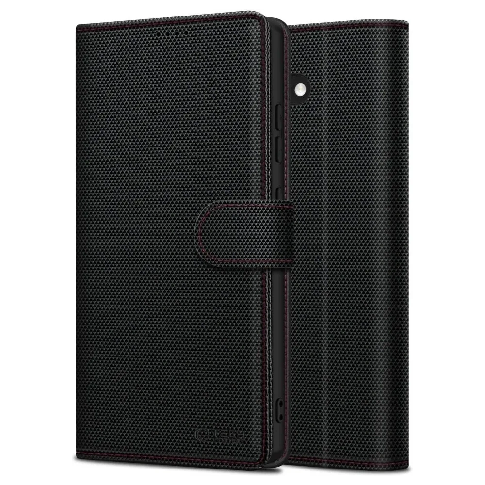 Hurtownia GSM - Etui z klapką Tech-Protect Wallet RS Samsung Galaxy S25 Black/red - THP4052 - {ean13} - Hurt