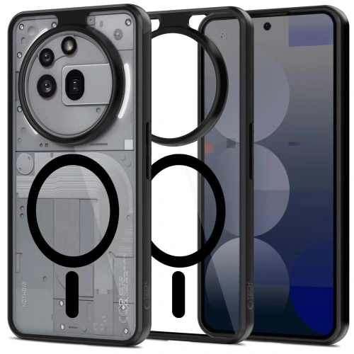 Etui Tech-Protect Magmat MagSafe Nothing Phone 3a Pro Black/clear