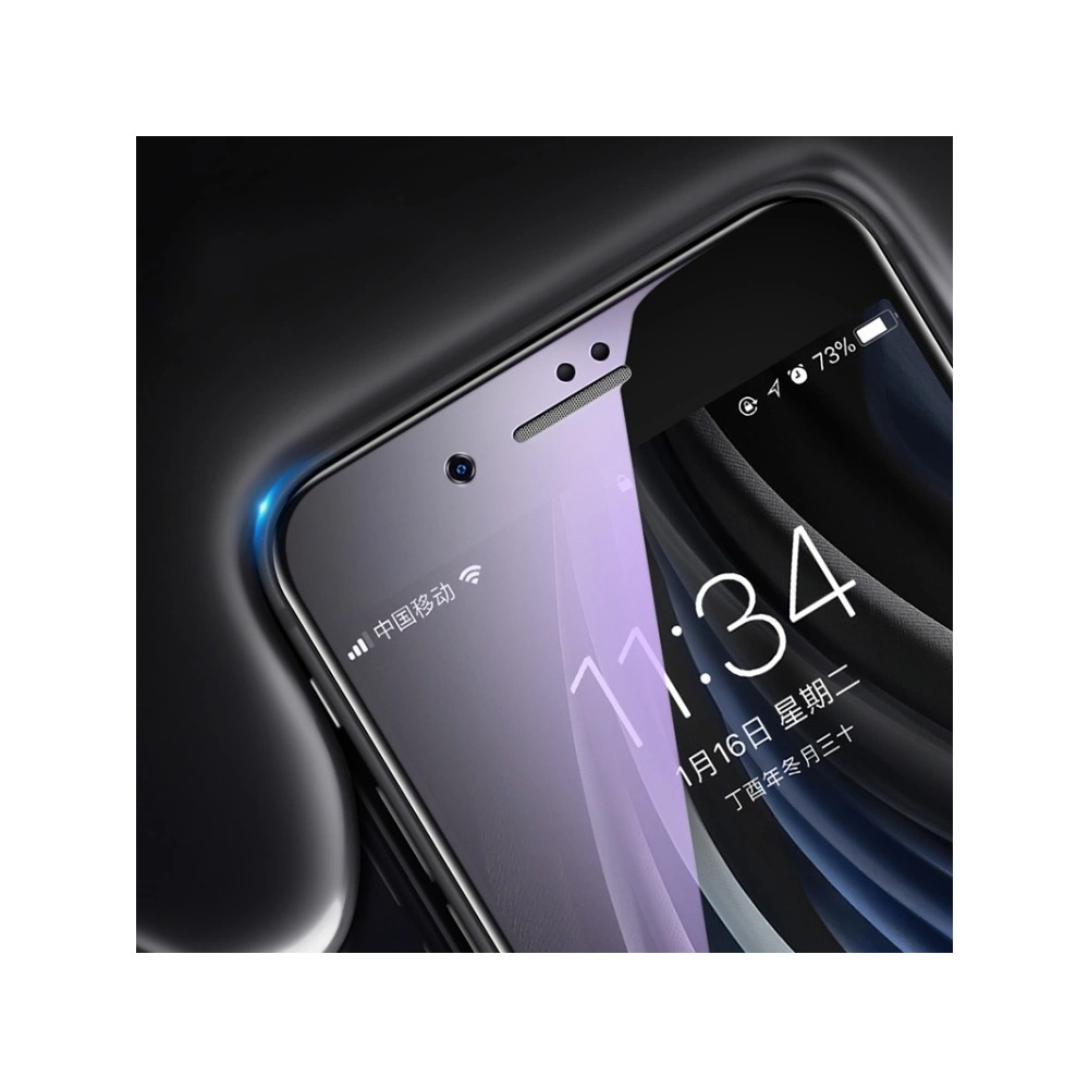 Hurtownia GSM - Tvrzené sklo Benks V-Pro 3D 0.3mm Apple iPhone SE 2022/SE 2020/8/7 černé - BKS213BLK - {ean13} - Hurt