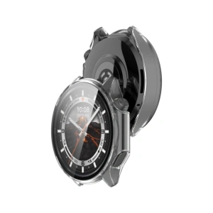 Hurtownia GSM - Átlátszó Bizon Case+Glass Watch tok OnePlus Watch 3 / Oppo Watch X2-hez - BIZ8846 - {ean13} - Hurt