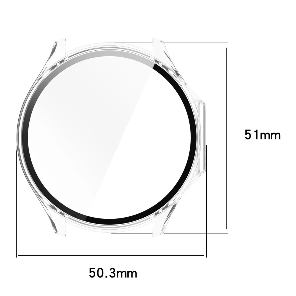 Hurtownia GSM - Etui mit Glas für die Uhr Bizon Case+Glass Watch für OnePlus Watch 3 / Oppo Watch X2 transparent - BIZ8846 - {ean13} - Hurt