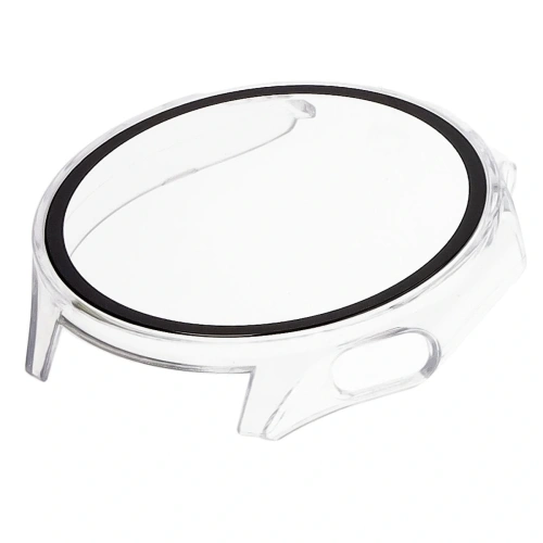 Etui ze szkłem do zegarka Bizon Case+Glass Watch do OnePlus Watch 3 / Oppo Watch X2 przezroczyste