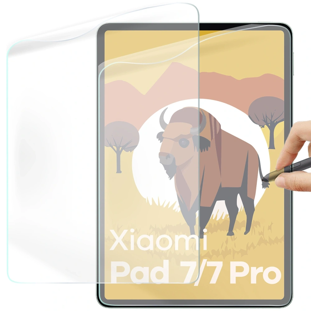 Hurtownia GSM - Folie imitând hârtia Bizon Film Tab Papirus pentru Xiaomi Pad 7/7 Pro [2 PACHET] - BIZ8847 - {ean13} - Hurt