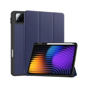 Hurtownia GSM - Husa cu clapetă Bizon Case Tab Lizard pentru Xiaomi Pad 7 / 7 Pro albastră - BIZ8848 - {ean13} - Hurt