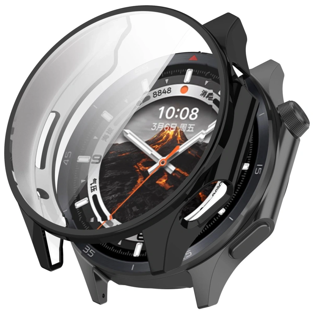 Hurtownia GSM - Etui cu protecție pentru ecran Bizon Case Watch Felipe pentru OnePlus Watch 3 / Oppo Watch X2 negru - BIZ8849 - {ean13} - Hurt