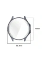 Wholesale Bizon Case Watch Felipe with screen protector for OnePlus Watch 3 / Oppo Watch X2 gray - BIZ8852 - {ean13} - Hurt