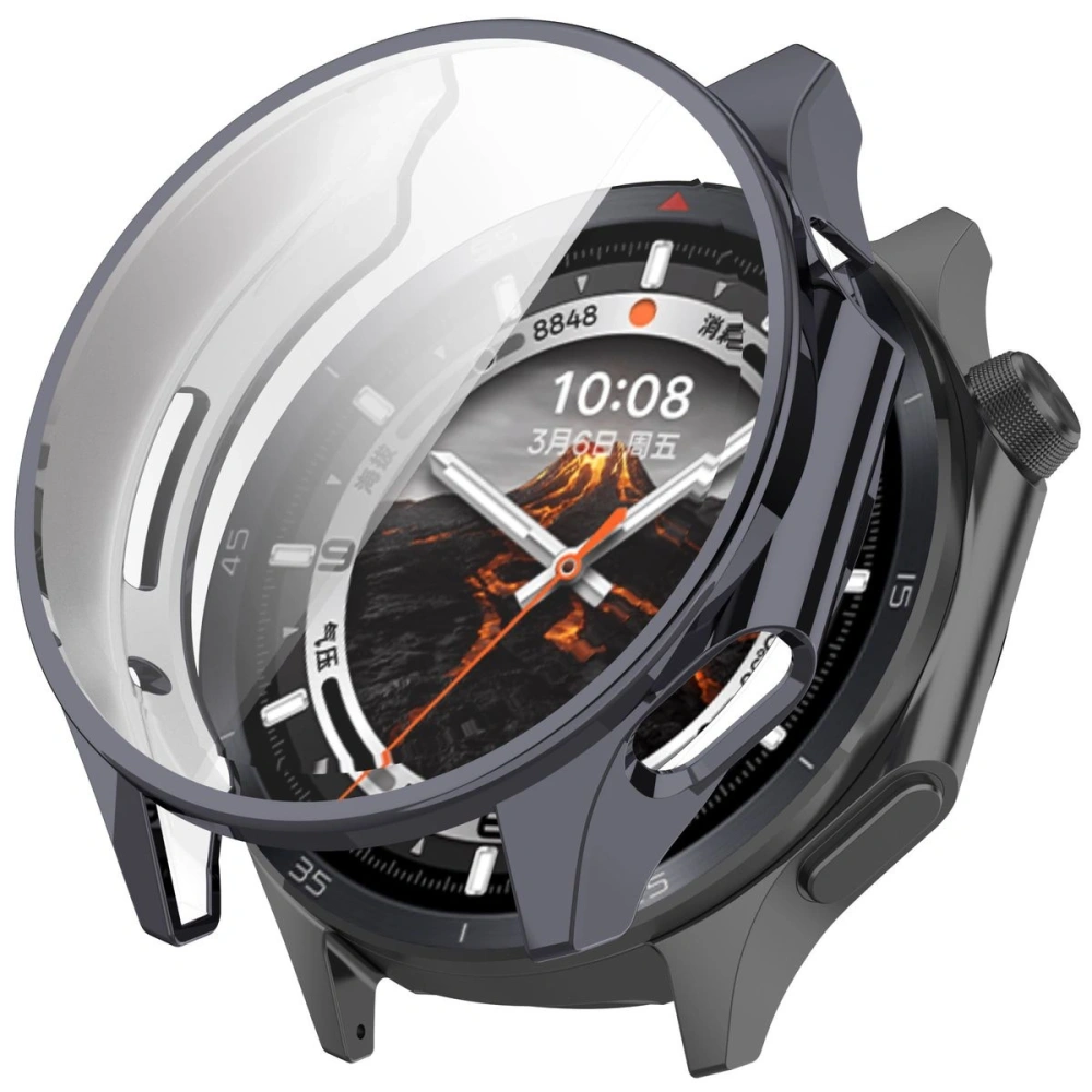 Wholesale Bizon Case Watch Felipe with screen protector for OnePlus Watch 3 / Oppo Watch X2 gray - BIZ8852 - {ean13} - Hurt