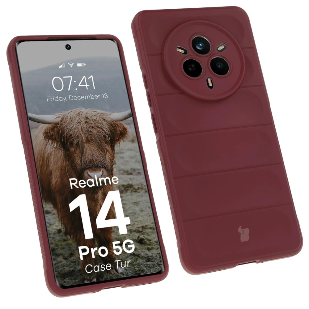 Hurtownia GSM - Pancerne etui Bizon Case Tur do Realme 14 Pro 5G ciemnofioletowe - BIZ8853 - {ean13} - Hurt
