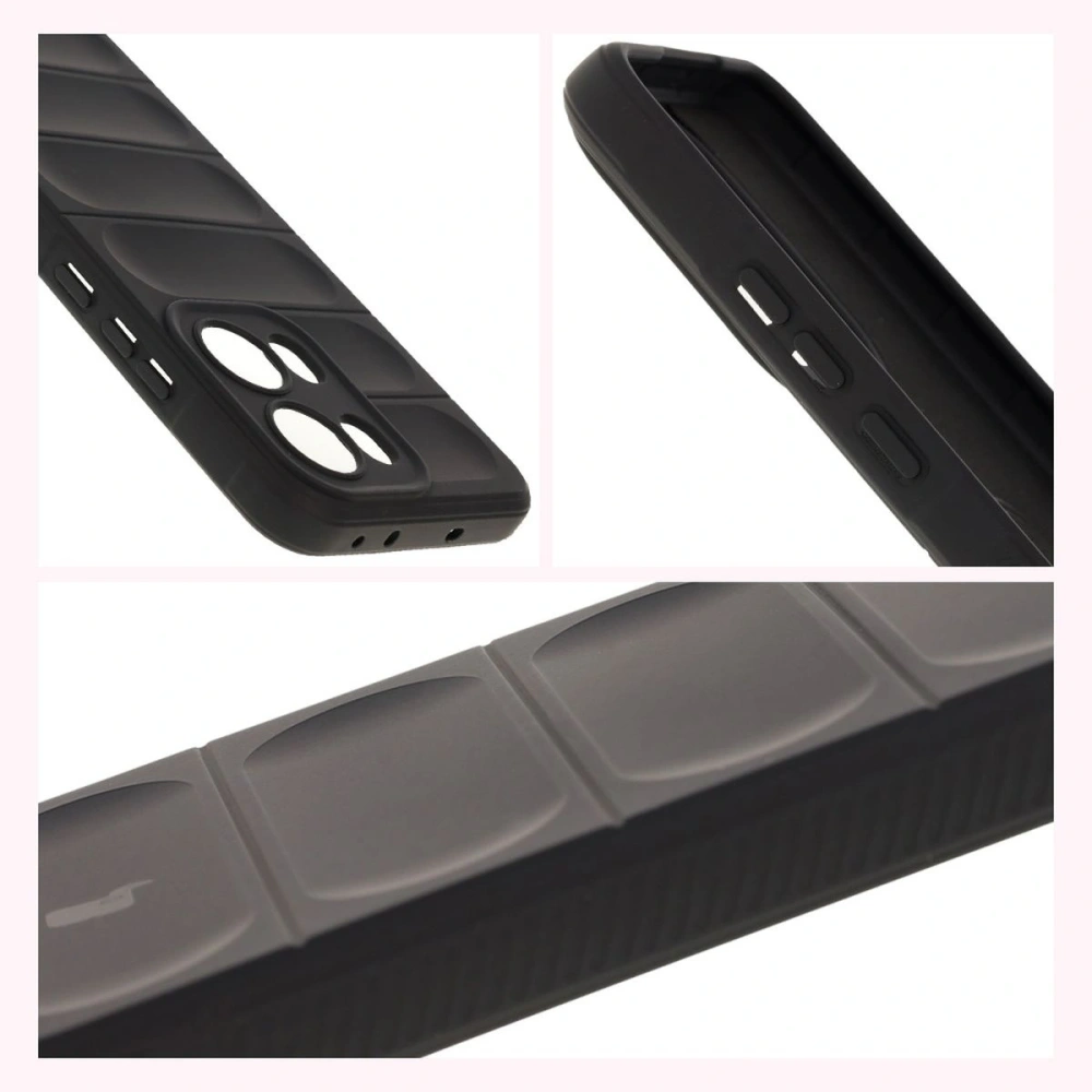 Hurtownia GSM - Pancerne etui Bizon Case Tur do Oppo Reno13 Pro czarne - BIZ8858 - {ean13} - Hurt