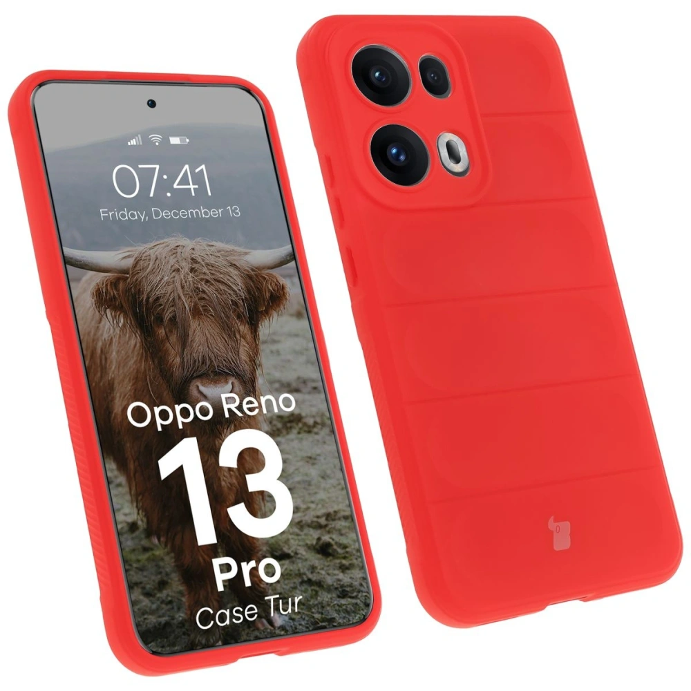 Wholesale Bison Case Tur armored case for Oppo Reno13 Pro red - BIZ8859 - {ean13} - Hurt