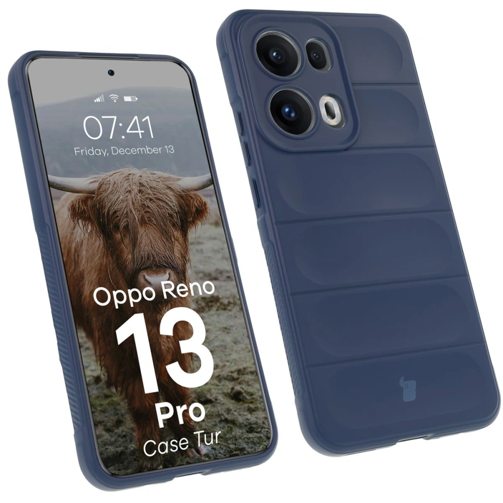 Hurtownia GSM - Pancerne etui Bizon Case Tur do Oppo Reno13 Pro granatowe - BIZ8860 - {ean13} - Hurt