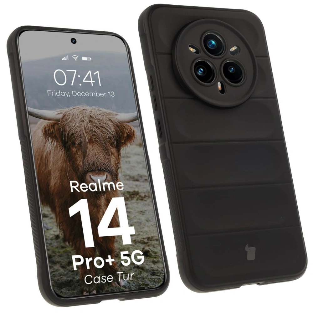 Wholesale Bison Case Tur armored case for Realme 14 Pro Plus 5G black - BIZ8864 - {ean13} - Hurt