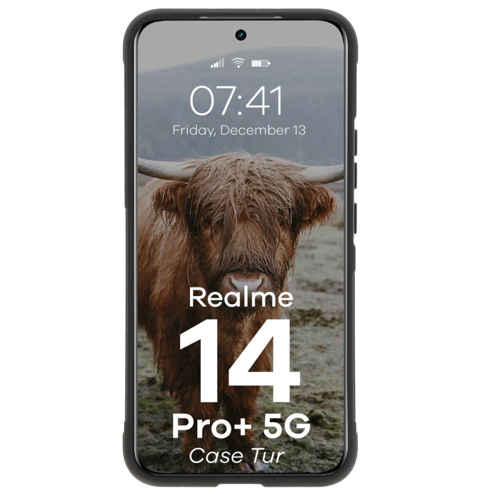 Wholesale Bison Case Tur armored case for Realme 14 Pro Plus 5G black - BIZ8864 - {ean13} - Hurt