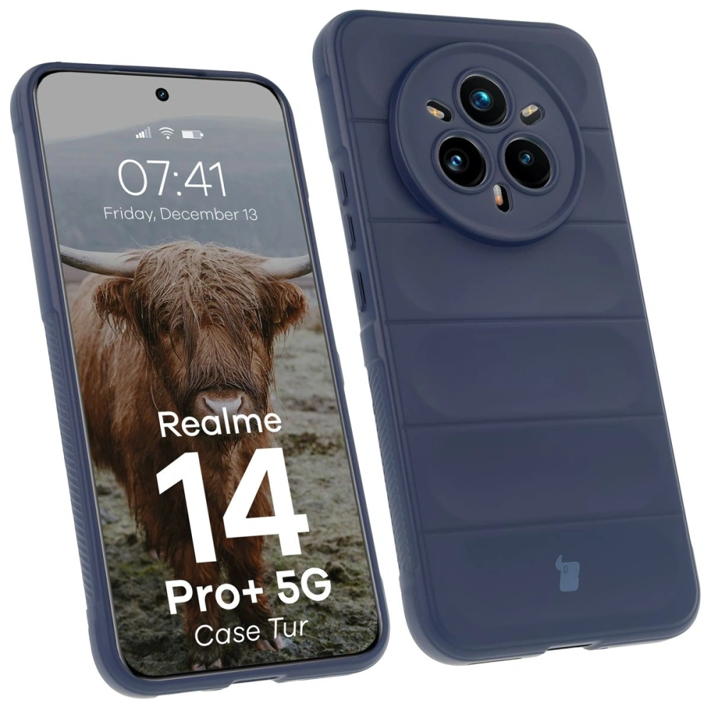 Wholesale Bison Case Tur armored case for Realme 14 Pro Plus 5G navy blue - BIZ8865 - {ean13} - Hurt