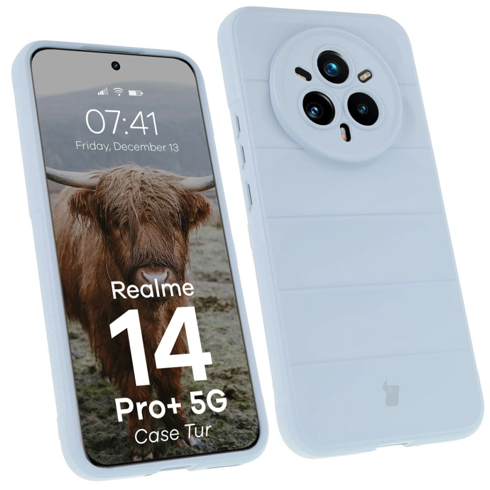 Wholesale Bison Case Tur armored case for Realme 14 Pro Plus 5G light blue - BIZ8866 - {ean13} - Hurt