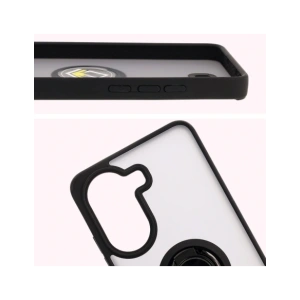 Hurtownia GSM - Etui mit Fingerhalter Bizon Case Hybrid Ring für Xiaomi Poco X7 Pro, rauchig mit schwarzem Rahmen - BIZ8868 - {ean13} - Hurt