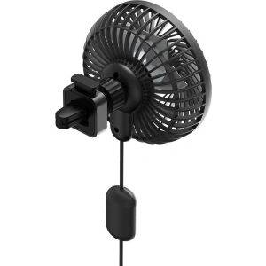 Wholesale Baseus Departure Vehicle Fan Mounted on Air Outlet Car Windmill Black - BSU1484BLK - {ean13} - Hurt
