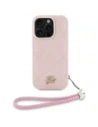 Hurtownia GSM - Etui Karl Lagerfeld prošívané s iniciálami a řetízkem pro Apple iPhone 16 Pro v růžové barvě - KLD21997 - {ean13} - Hurt