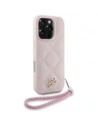 Hurtownia GSM - Etui Karl Lagerfeld prošívané s iniciálami a řetízkem pro Apple iPhone 16 Pro v růžové barvě - KLD21997 - {ean13} - Hurt