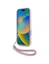 Hurtownia GSM - Etui Karl Lagerfeld prošívané s iniciálami a řetízkem pro Apple iPhone 16 Pro v růžové barvě - KLD21997 - {ean13} - Hurt