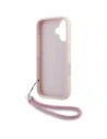 Wholesale Case Karl Lagerfeld Quilted Initial Logo & Chain Strap for Apple iPhone 16 pink - KLD21998 - {ean13} - Hurt