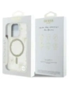Hurtownia GSM - Etui Guess Resin Flowers Glitter MagSafe pro Apple iPhone 16 Pro béžová - GUE4496 - {ean13} - Hurt