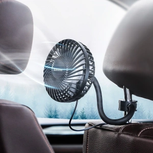 Wholesale Baseus Departure Vehicle Fan Mounted on Backseat Black - BSU1485BLK - {ean13} - Hurt