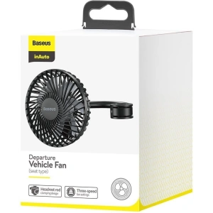 Wholesale Baseus Departure Vehicle Fan Mounted on Backseat Black - BSU1485BLK - {ean13} - Hurt