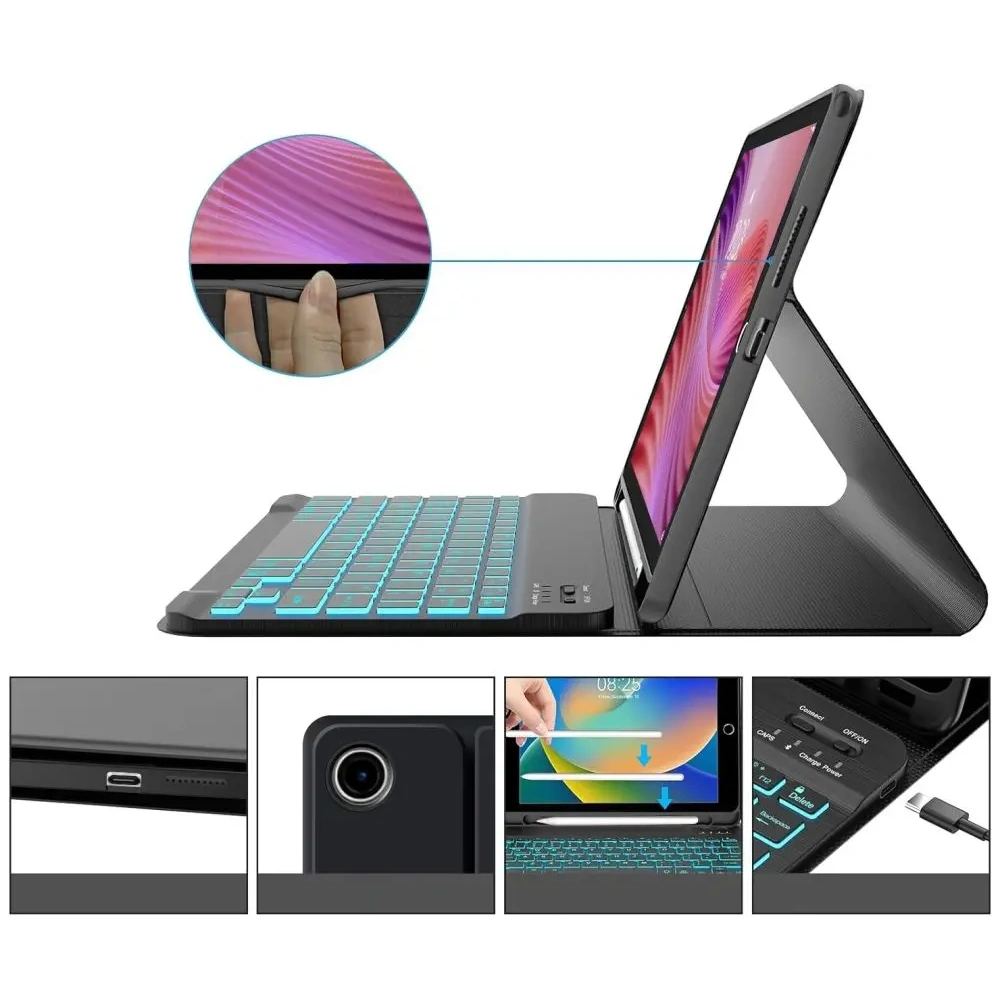 Hurtownia GSM - Tech-Protect SmartCase stilou + tastatură Lenovo Tab 10.1 TB-311 Negru - THP4062 - {ean13} - Hurt