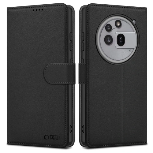 Etui z klapką Tech-Protect Wallet Nothing Phone 3a Pro Matte Black