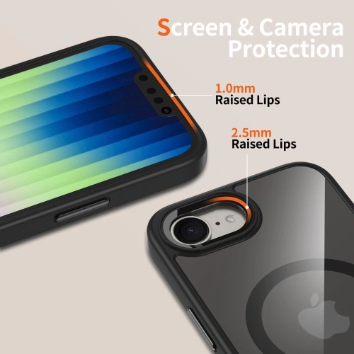 Etui Tech-Protect Magmat MagSafe Nothing Phone 3a Black/clear