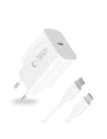 Hurtownia GSM - Tech-Protect NC20W 1-port USB-C Hálózati Töltő PD 20W + Lightning Kábel Fehér - THP4067 - {ean13} - Hurt