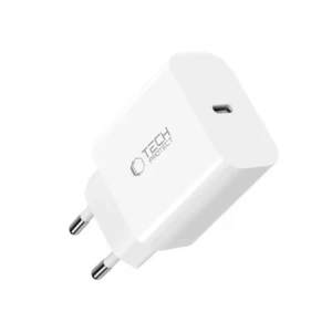 Hurtownia GSM - Tech-Protect NC20W încărcător de rețea USB-C 1-port PD 20W + cablu Lightning alb - THP4067 - {ean13} - Hurt