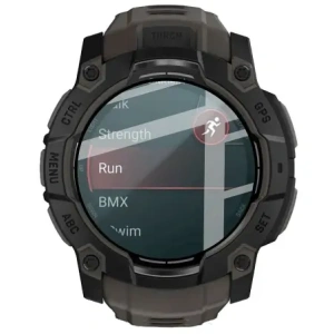 Wholesale Bizon Glass Watch Edge Hybrid Garmin Instinct 3 50 mm black - BIZ8870 - {ean13} - Hurt
