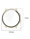 Wholesale Bizon Case+Glass Watch OnePlus Watch 3 / Oppo Watch X2 beige - BIZ8871 - {ean13} - Hurt