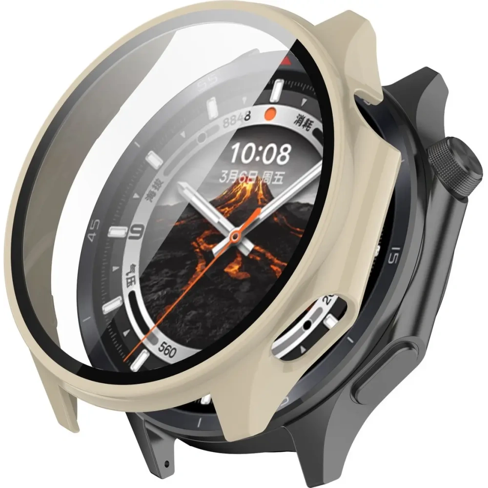 Hurtownia GSM - Bizon Case+Üveg Óra OnePlus Watch 3 / Oppo Watch X2 bézs - BIZ8871 - {ean13} - Hurt