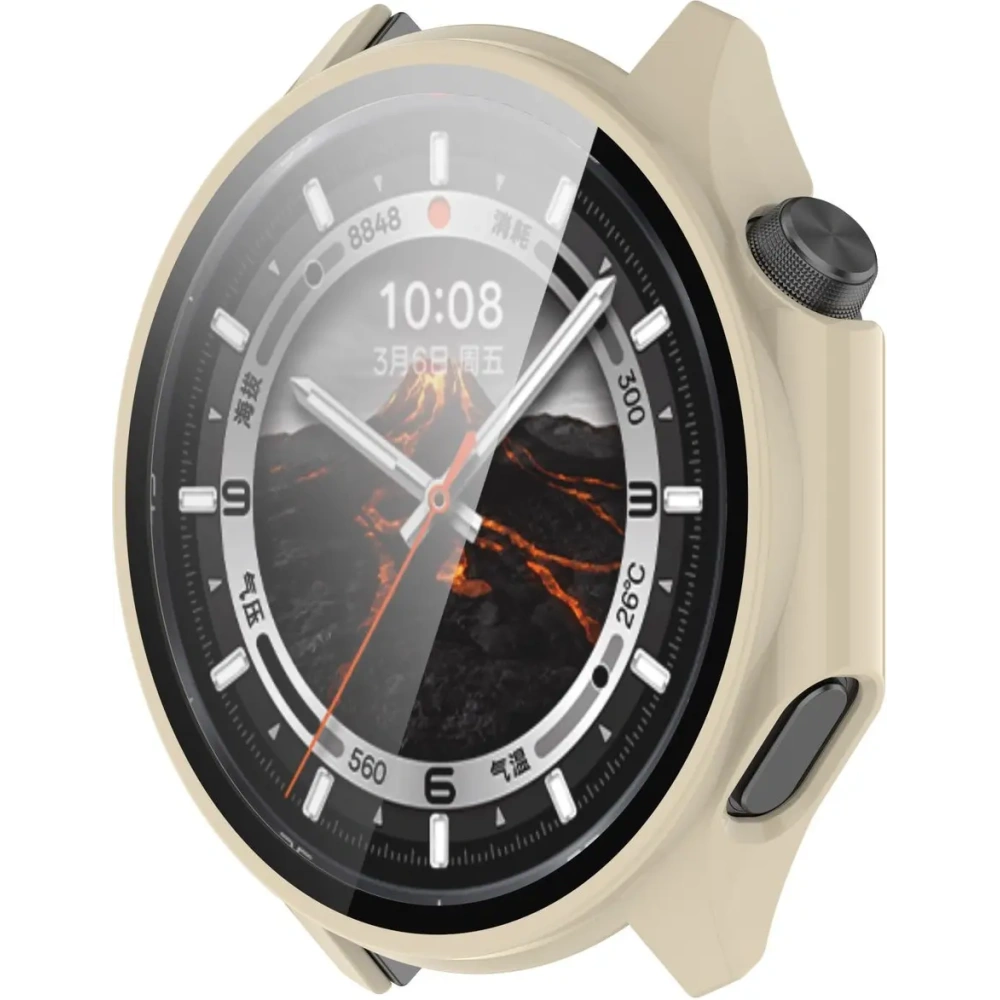 Hurtownia GSM - Bizon Case+Üveg Óra OnePlus Watch 3 / Oppo Watch X2 bézs - BIZ8871 - {ean13} - Hurt